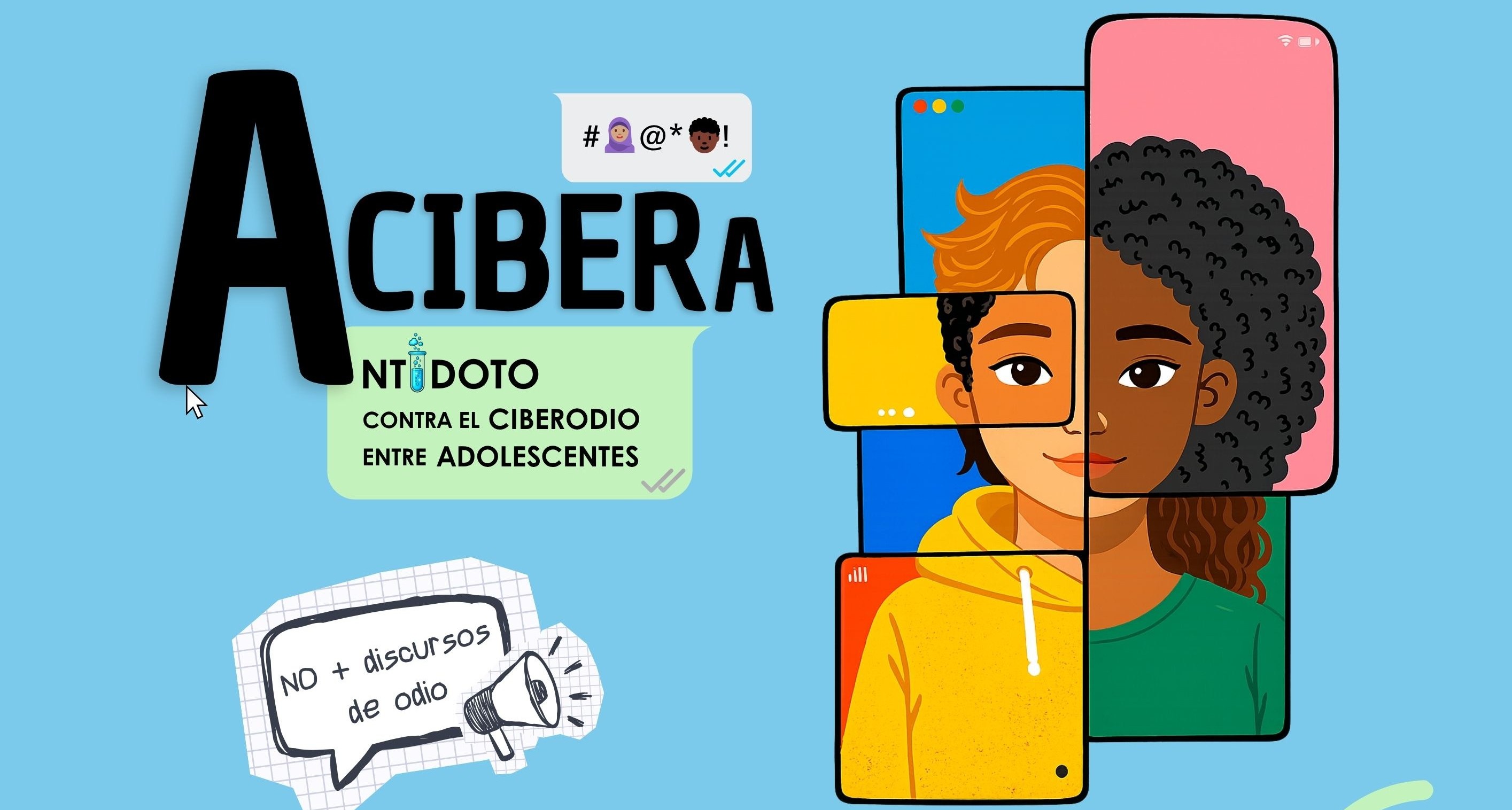 Jornada de prevención contra el ciberodio en el marco del proyecto ACIBERA: El debate callejero